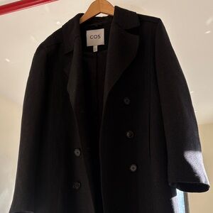 COS Longline Wool Pea Coat for Women